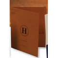 Capacity Folder w/ Double Box Pocket & 1/2" Spine (1 Color/1 Side)